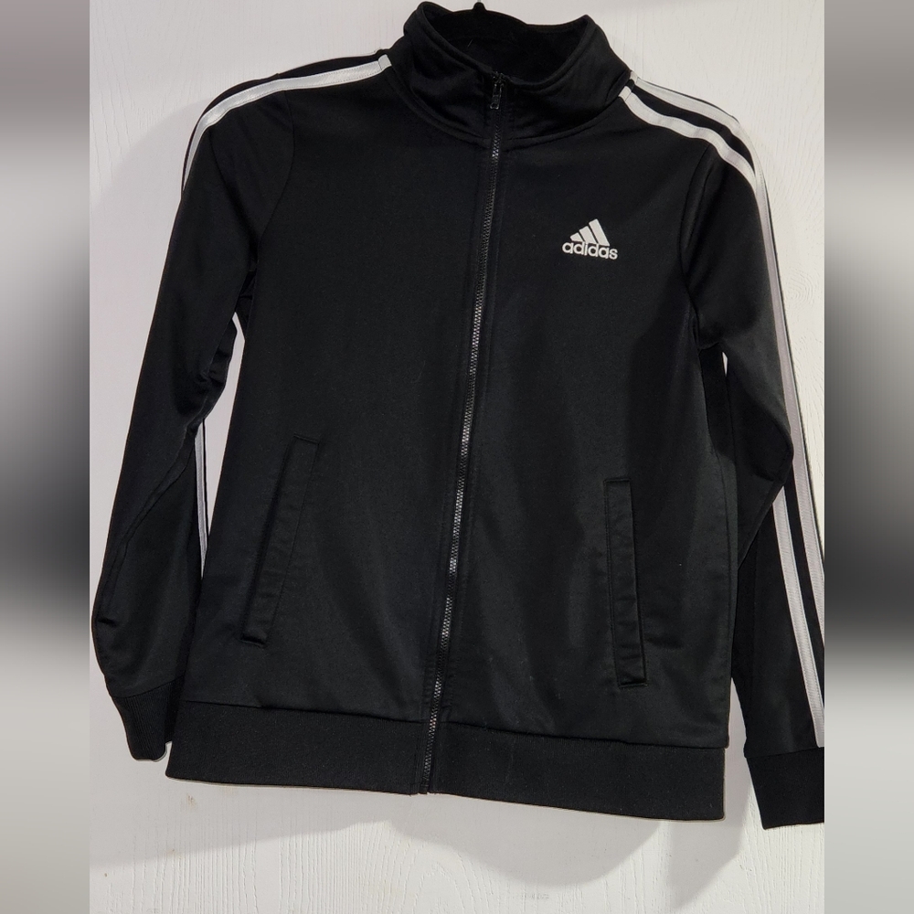 Youth adidas black track Jacket